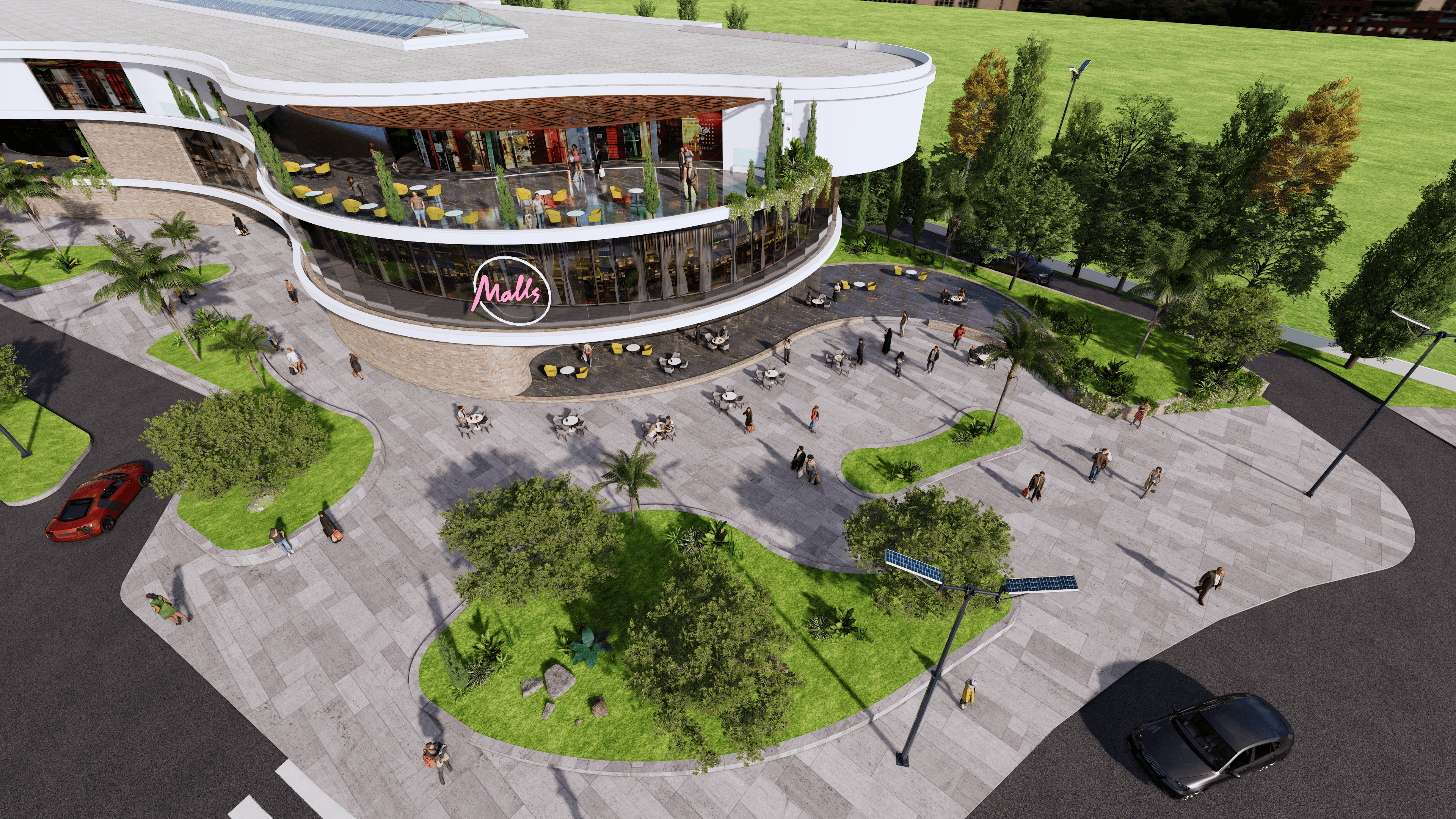 Centre Commercial 2 - Vue 2
