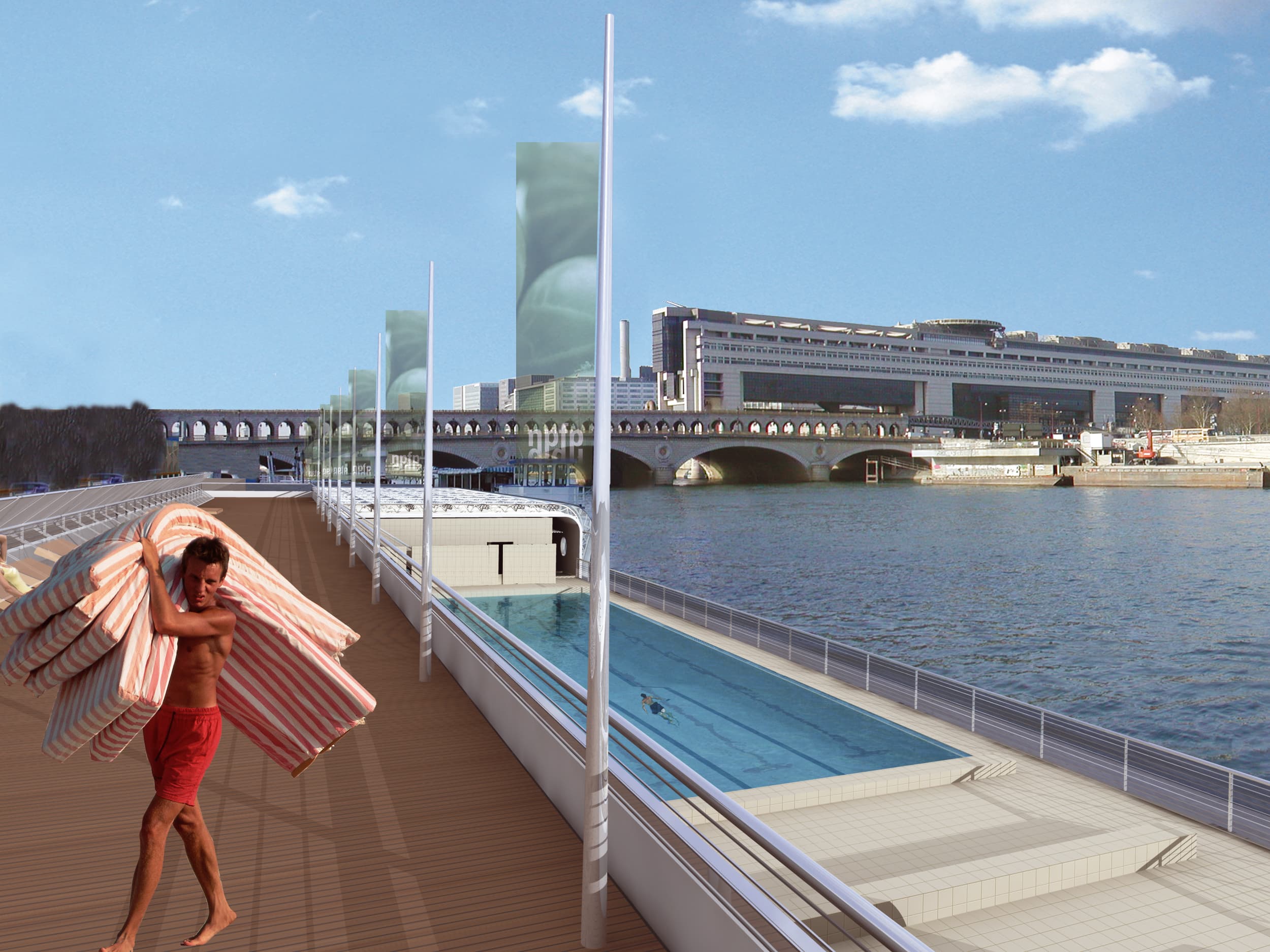 La Piscine Flottante de la Seine — Josephine Baker - Vue 11
