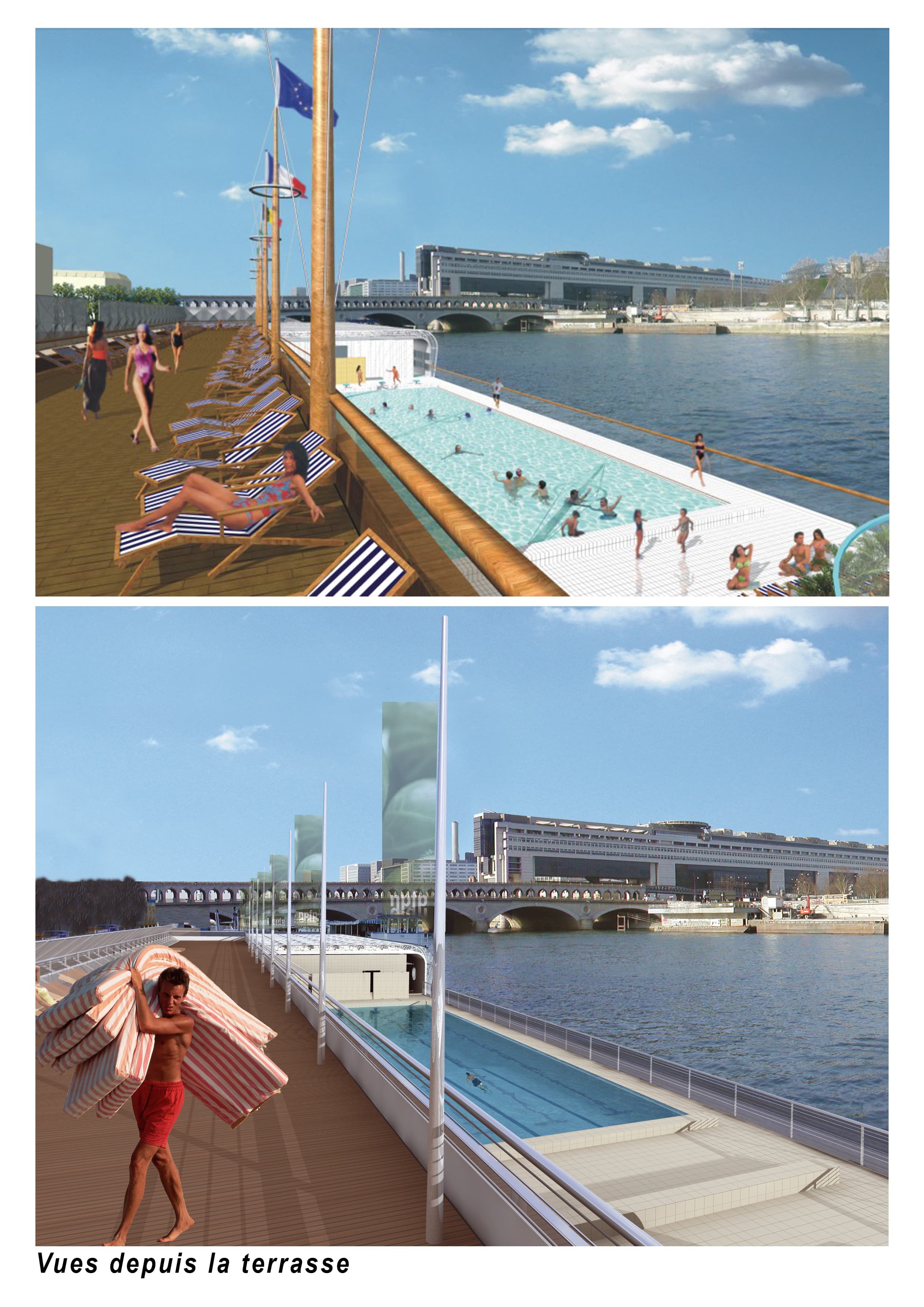 La Piscine Flottante de la Seine — Josephine Baker - Vue 6